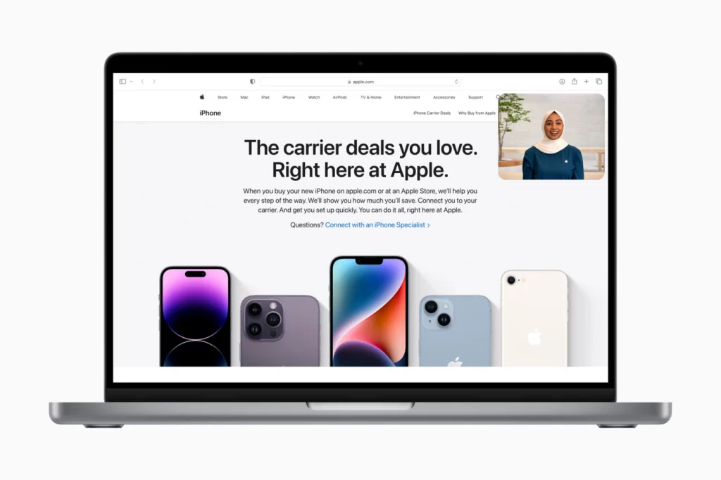 Apple launched Shop with a Specialist - a video chat for shopping